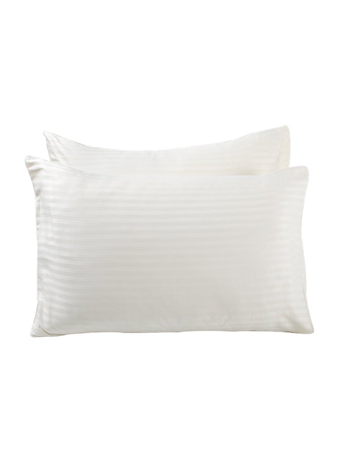 Hamilton Pillow Case with Flange Cotton White 210x50x75cm