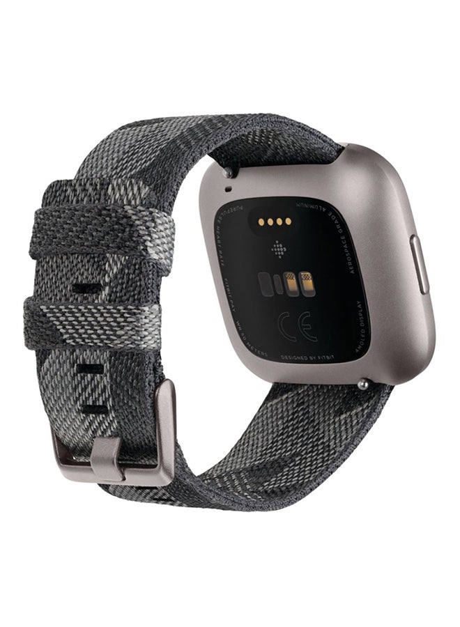 Versa 2 Special Edition (NFC) Smartwatch Smoke Woven/Mist Grey Aluminum