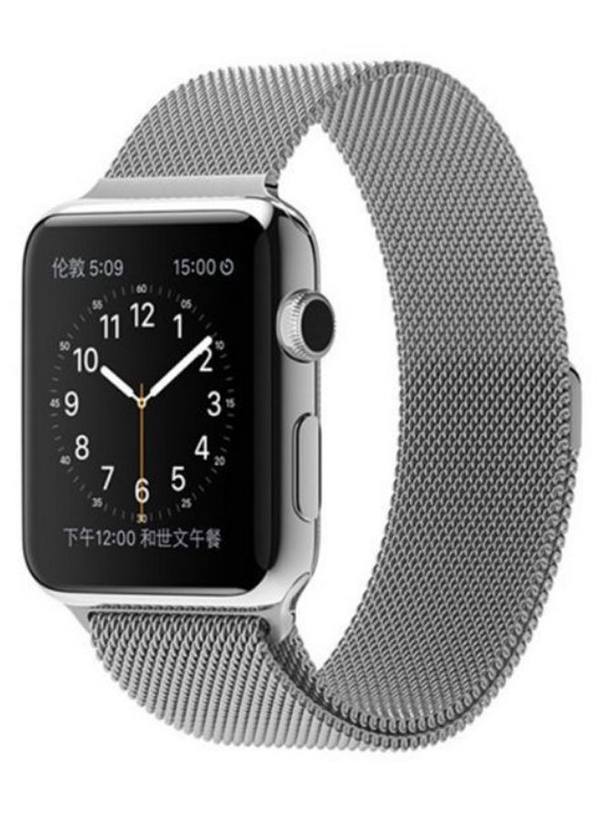 Smartwatch Band For Apple Watch Series 1/2/3 42 mm Silver