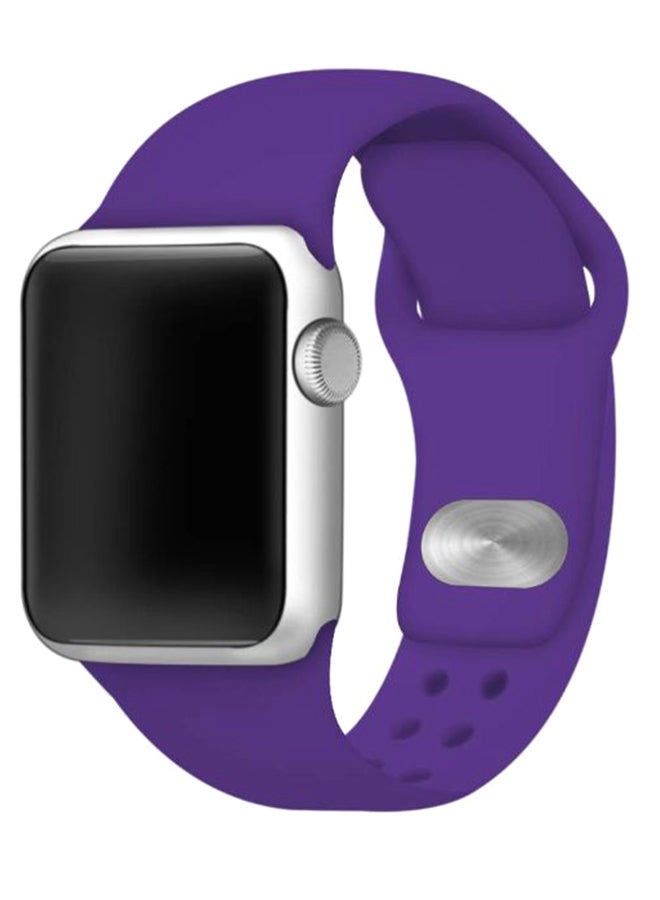 Replacement Band For Apple iWatch Series 5/4/3/2/1 42-44mm Purple