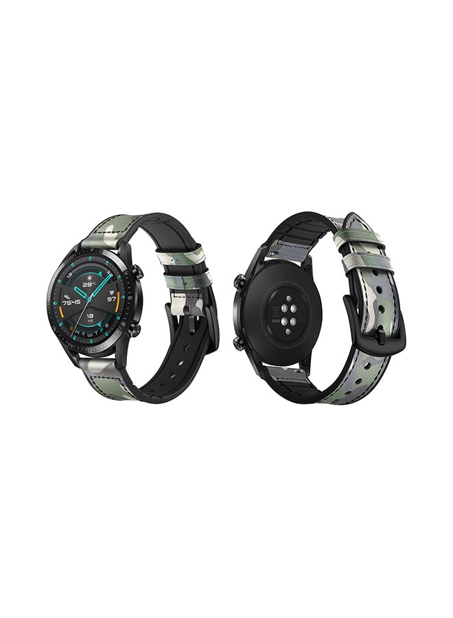 Replacement Band For Huawei Watch GT/GT 2 46mm Camouflage Green