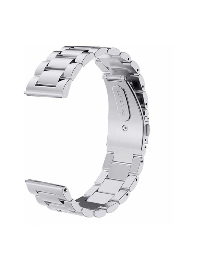 Beads Slingshot Watch Band For Samsung Gear S3 Frontier Silver