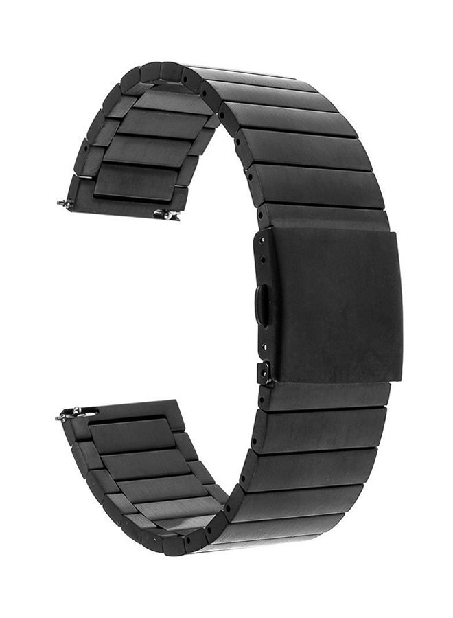 Quick Release Stainless Steel Watch Band For Samsung Gear S3 Frontier/Classic Black