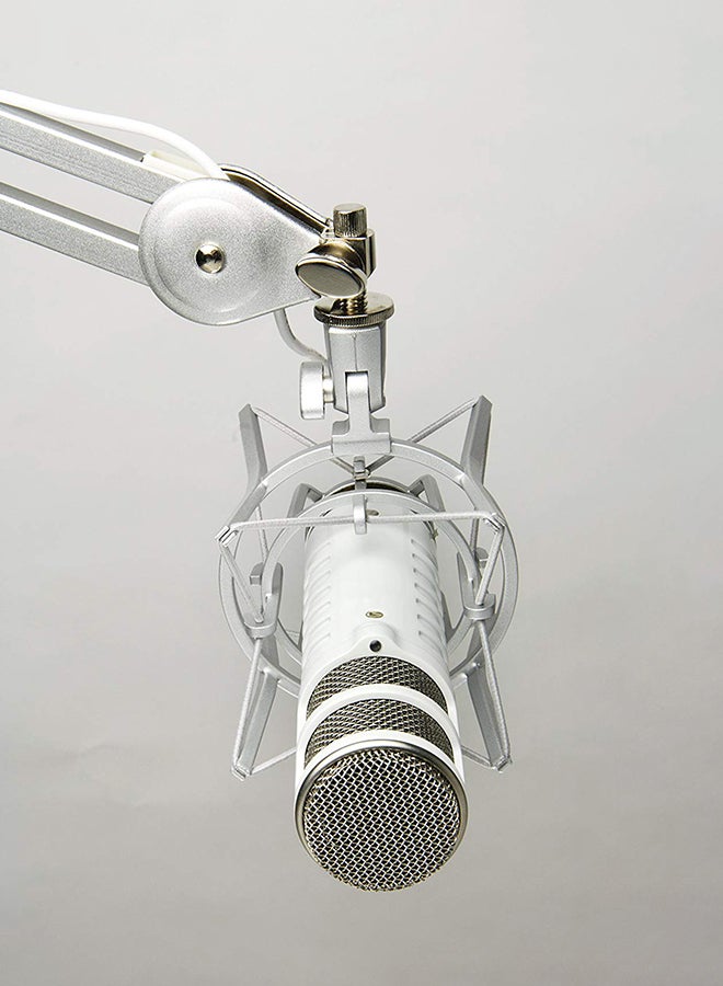 Podcaster USB Microphone White/Grey
