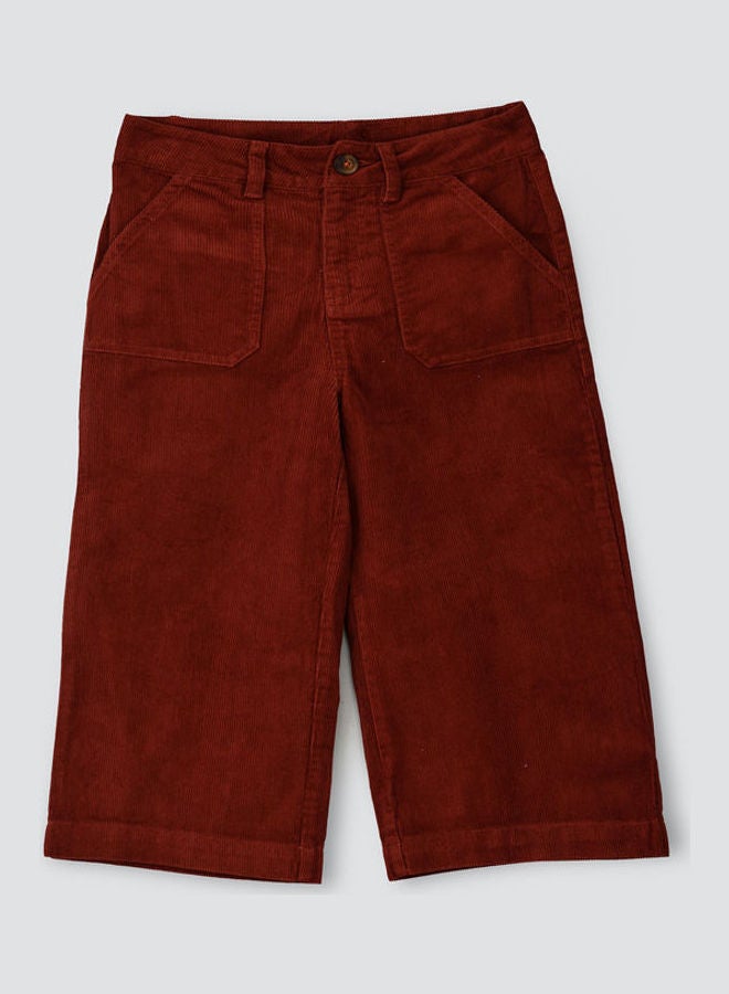 Woven Casual Pants Brown