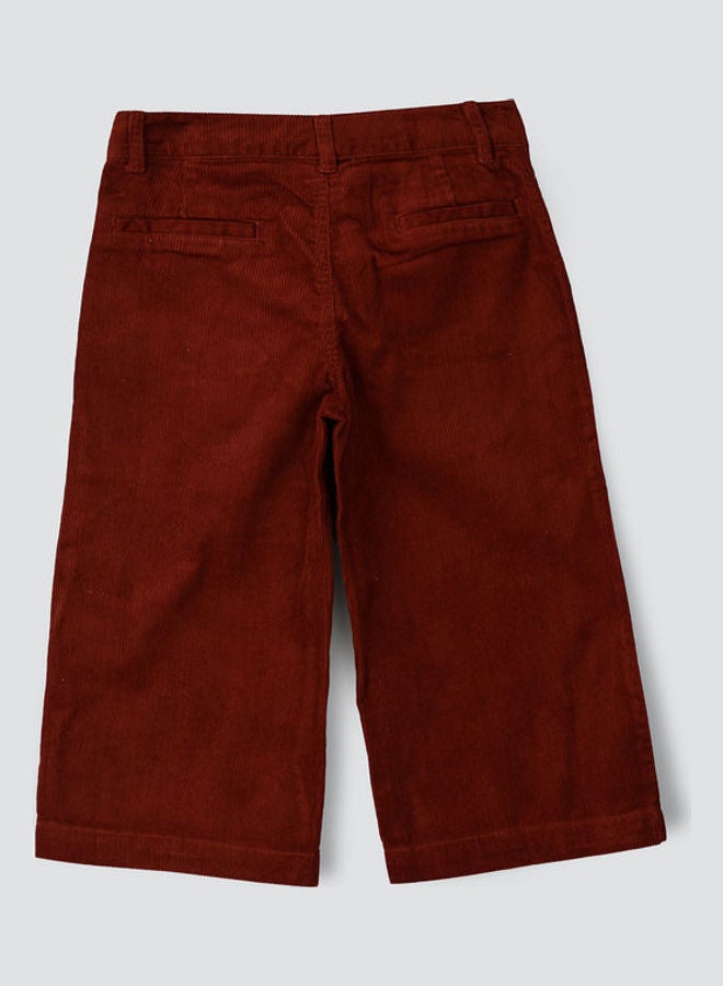 Woven Casual Pants Brown