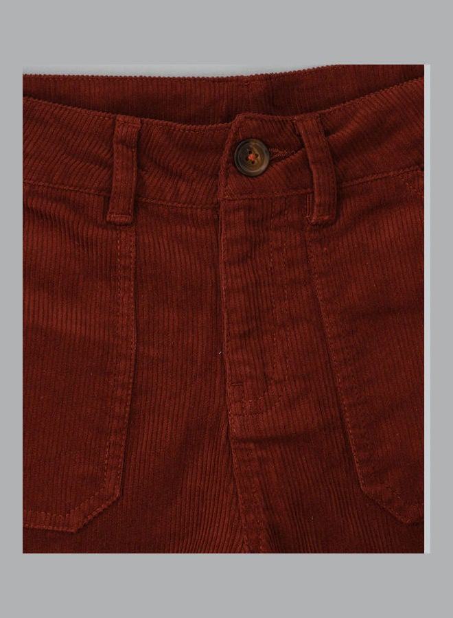 Woven Casual Pants Brown