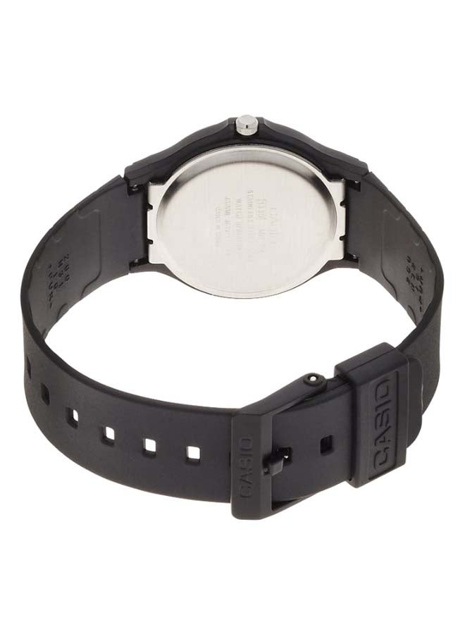 Boys' Silicone Analog Wrist Watch MQ24-1B2 - 35 mm - Black