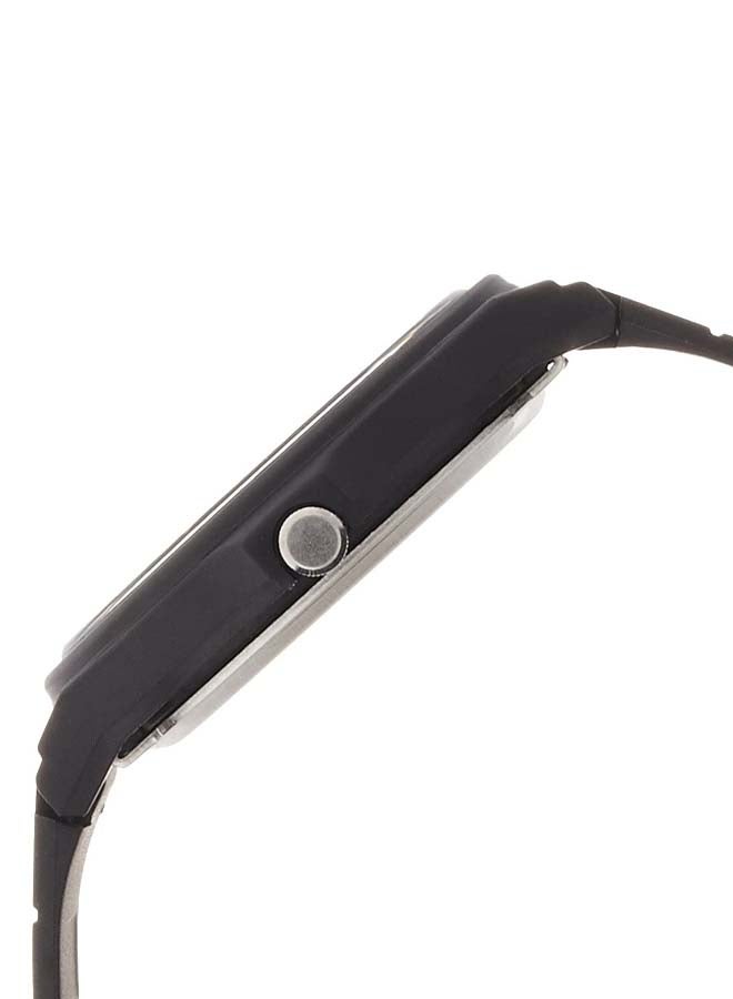 Boys' Silicone Analog Wrist Watch MQ24-1B2 - 35 mm - Black