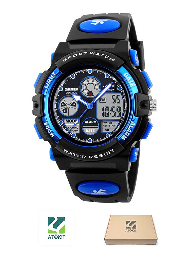 Boys' Sport Children Plastic Analog + Digital Watch 1163