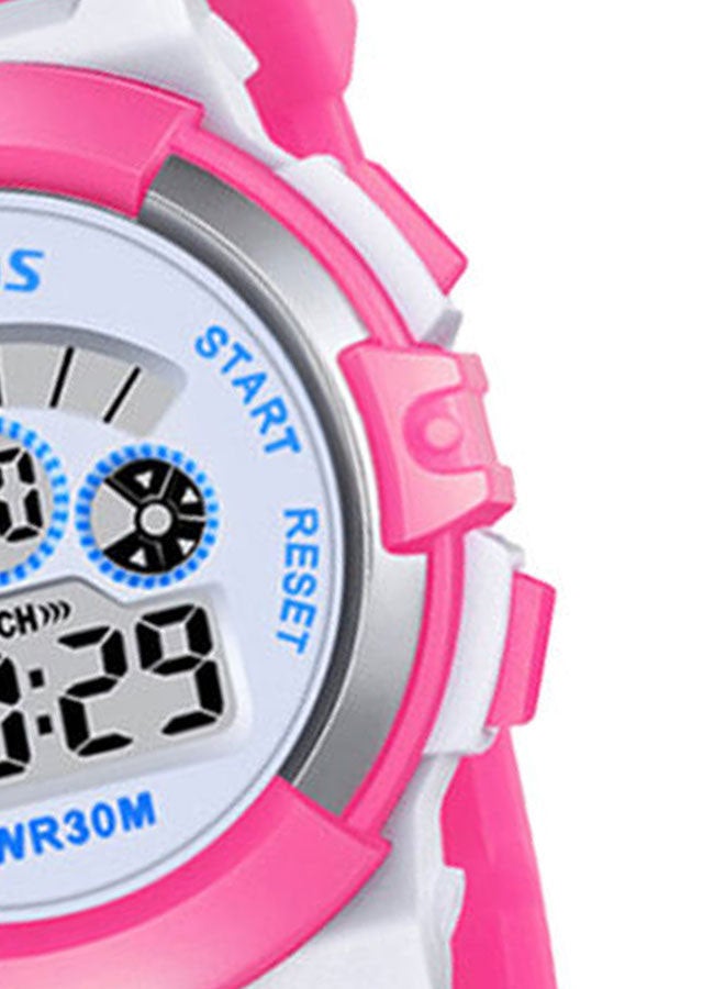 Kids' Water Resistant Rubber Digital Watch 919
