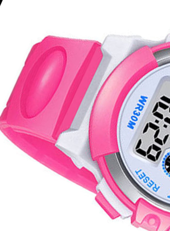 Kids' Water Resistant Rubber Digital Watch 919