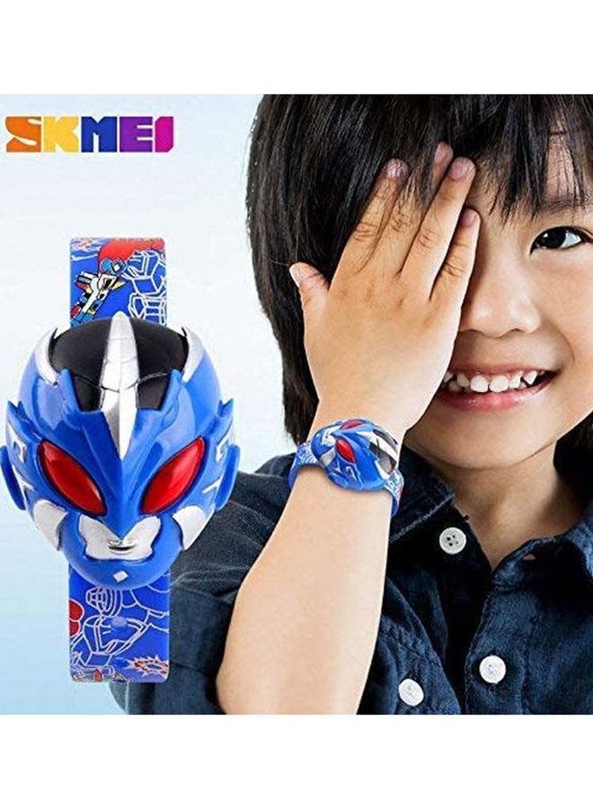 Boys' Casual Digital Watch 1239 - 38 mm - Blue