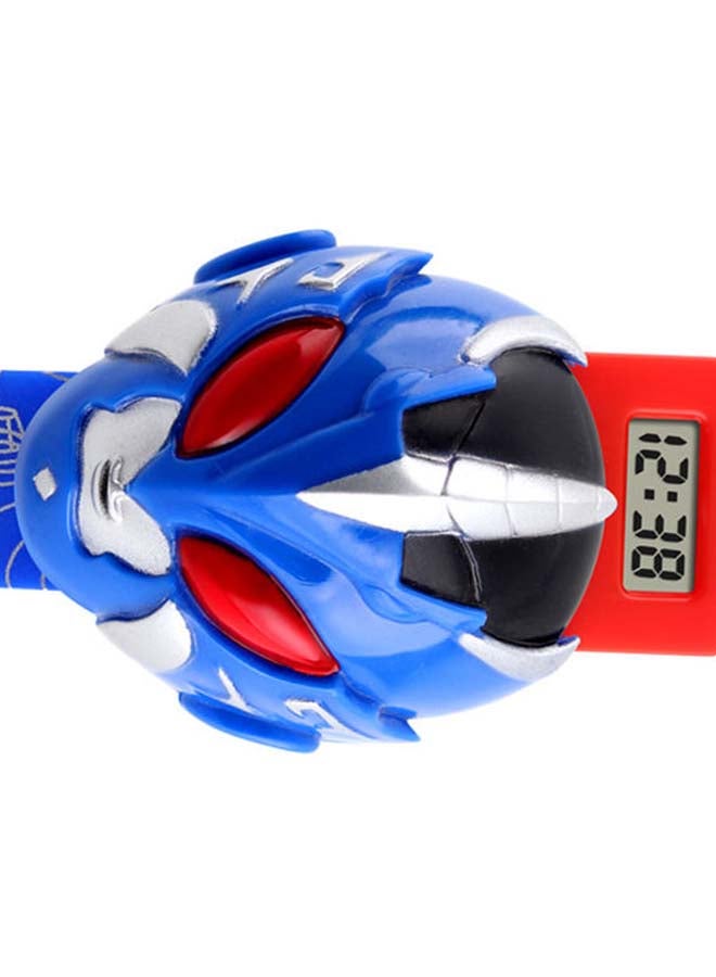 Boys' Casual Digital Watch 1239 - 38 mm - Blue