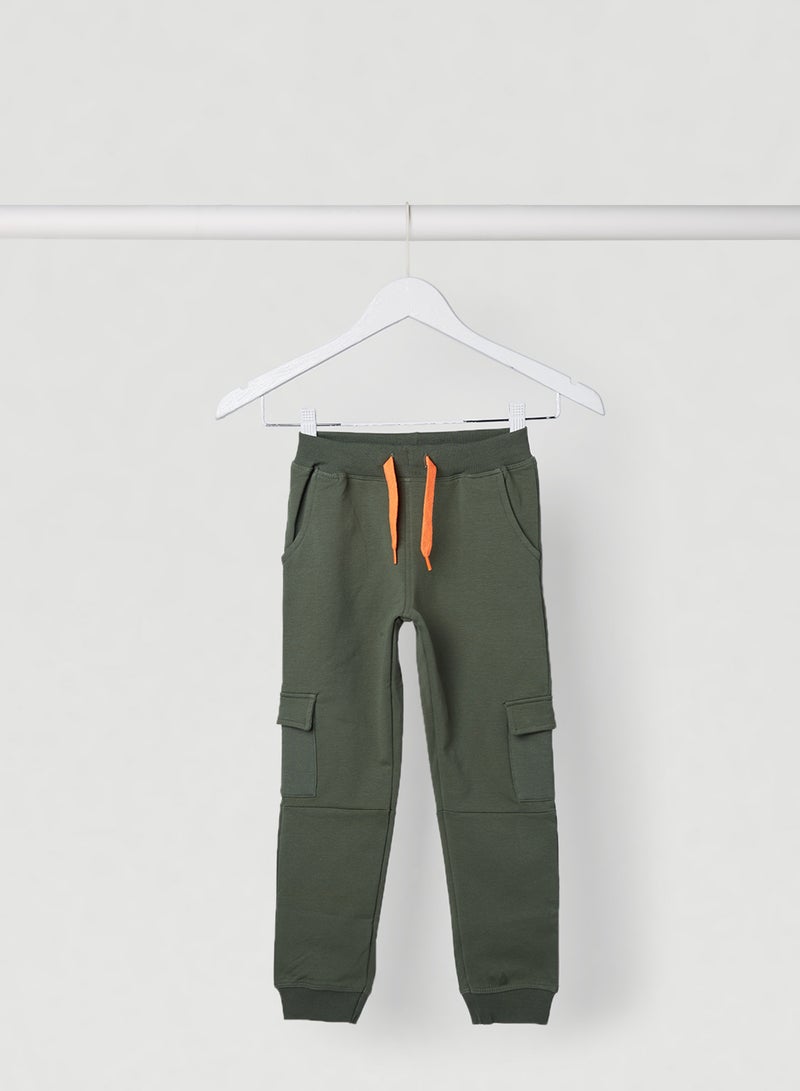 Kids Basic Sweatpants Thyme