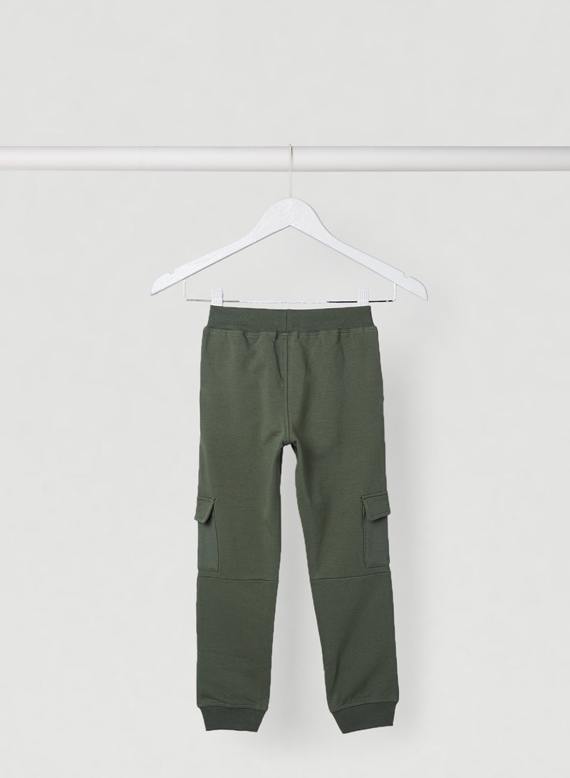 Kids Basic Sweatpants Thyme