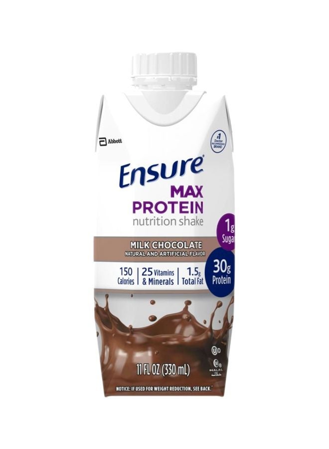 Max Protein Nutrition Shake 100 mg - 12 Count - Café Mocha