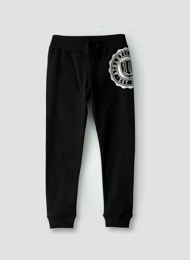Casual Knitted Joggers Black