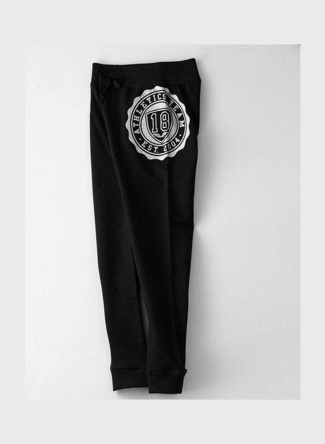 Casual Knitted Joggers Black