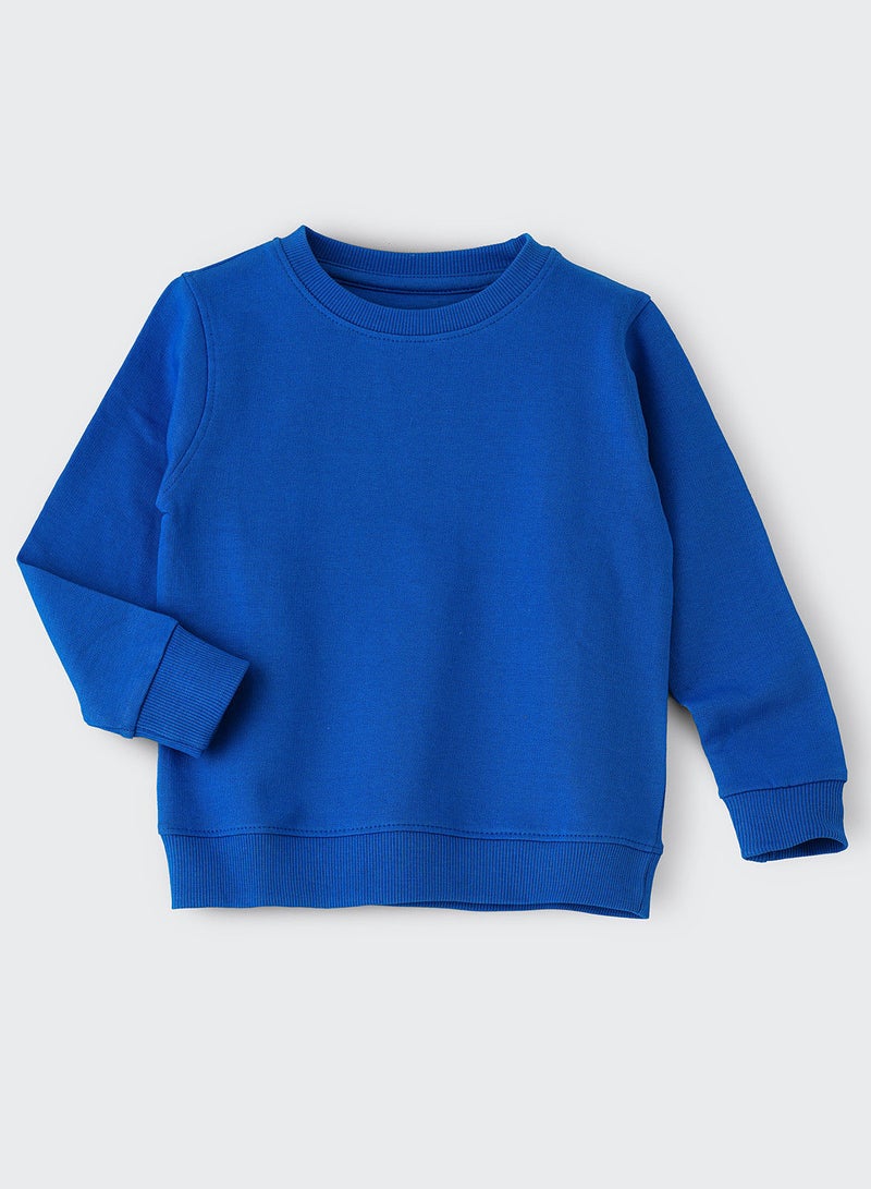 Basic round neck sweat top