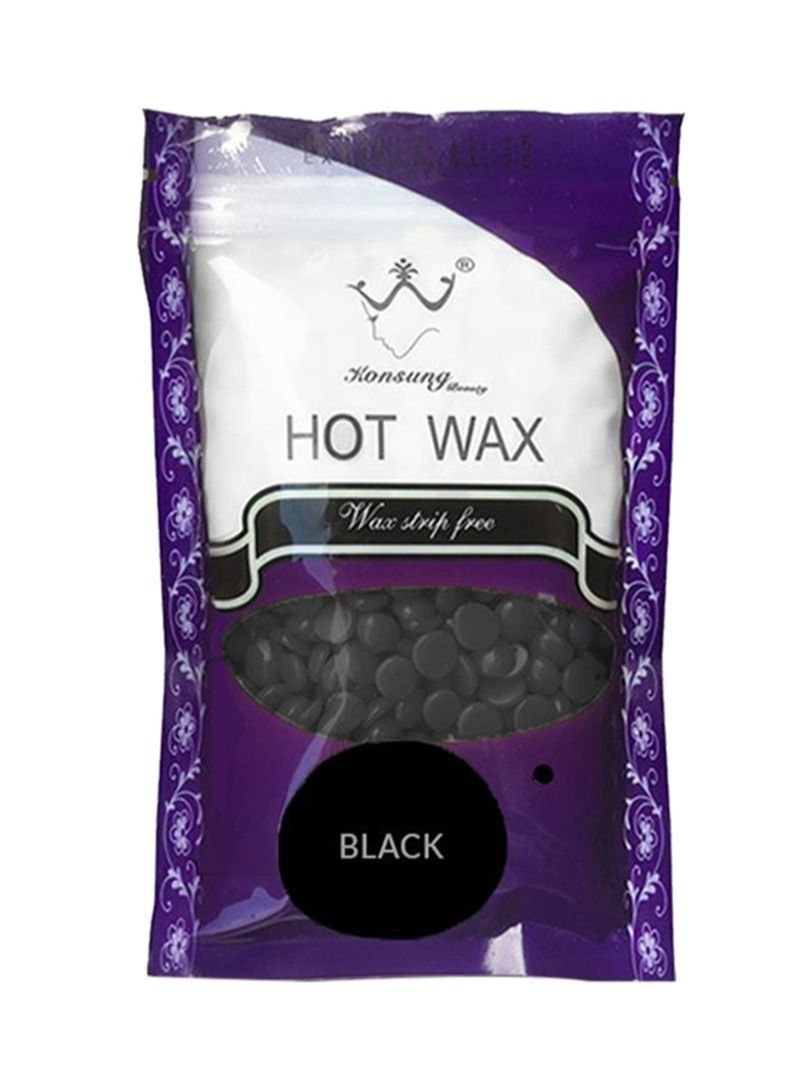 Pack Of 2 Hot Wax With Wax Heating Machine White/Purple/Black