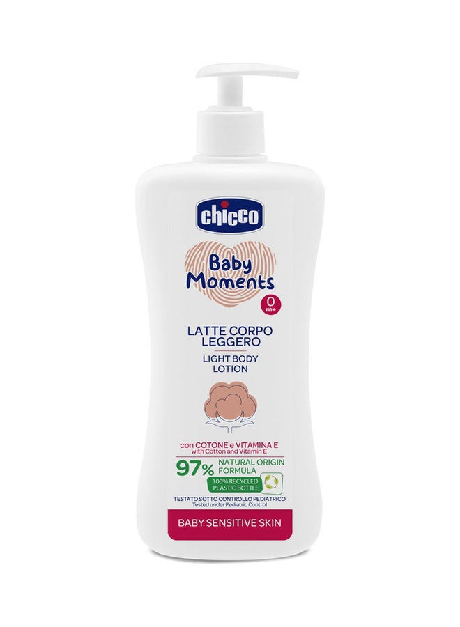 Baby Moments Light Body Lotion For Sensitive Skin