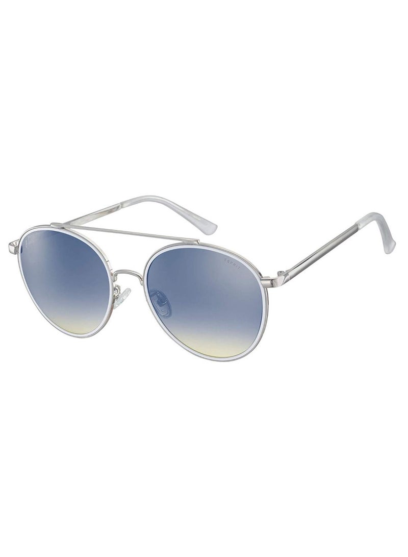 Women's Aviator Frame Sunglasses - Lens Size: 55 mm