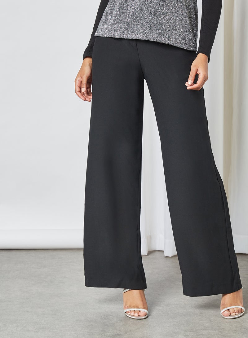 Wide Leg Pants Black