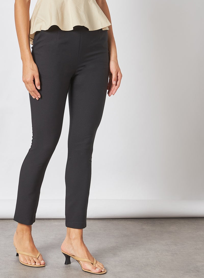 High Waist Pants Black