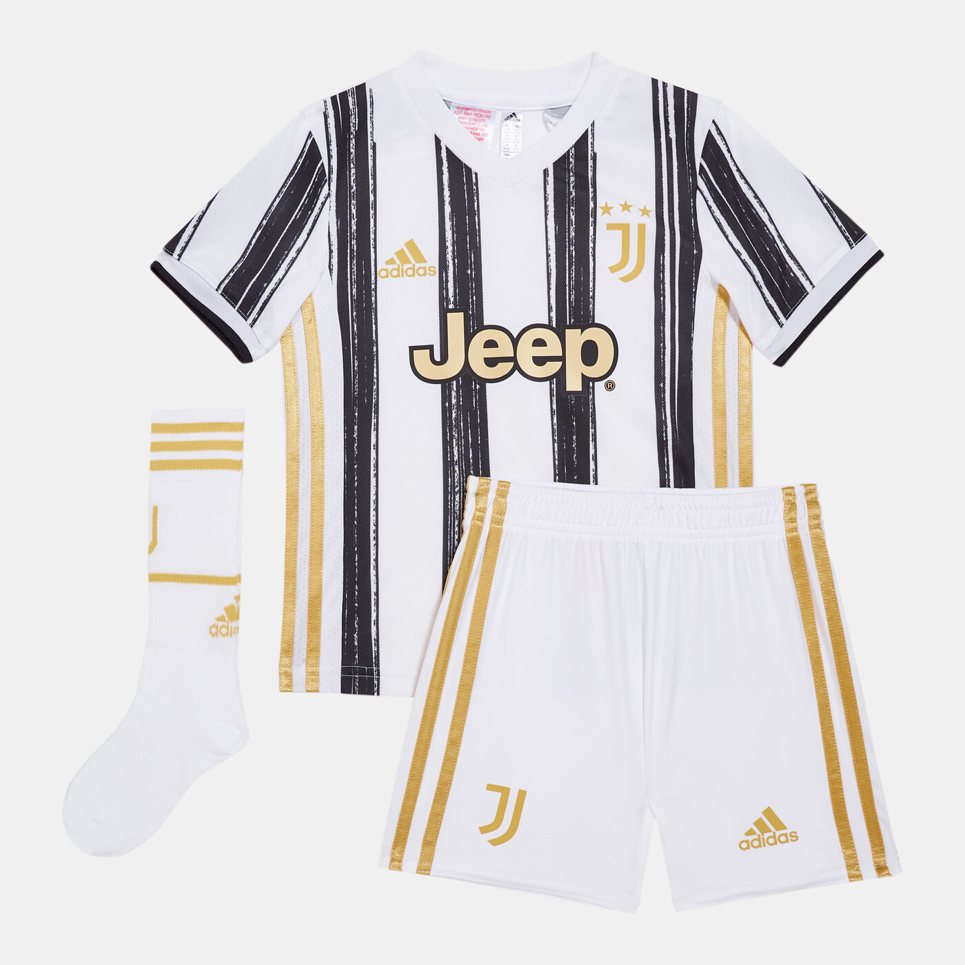 Kids' Juventus Home Football Kit - 2020/21 (Younger Kids)