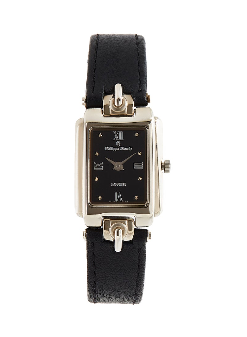 Women's Leather Analog Wrist Watch L8102Wbb