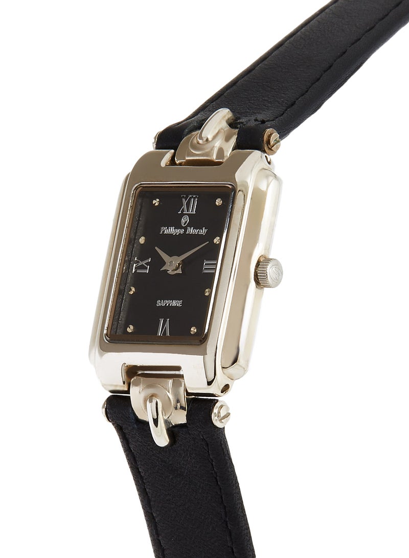 Women's Leather Analog Wrist Watch L8102Wbb