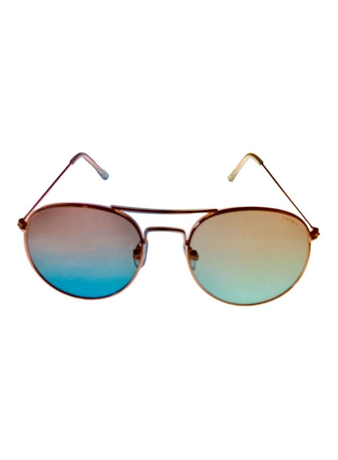 Women's UV Protected Aviator Frame Sunglasses - Lens Size: 52 mm