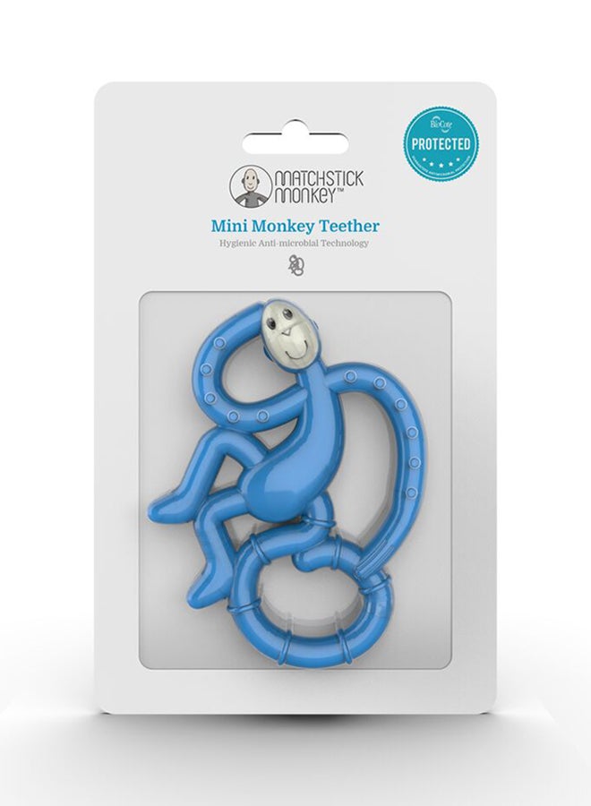 Mini Monkey Teether, 3+ M - Blue