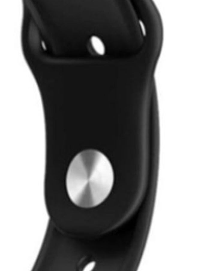 Bluetooth Full Touch Call Smartwatch With Replaceable Strap Black