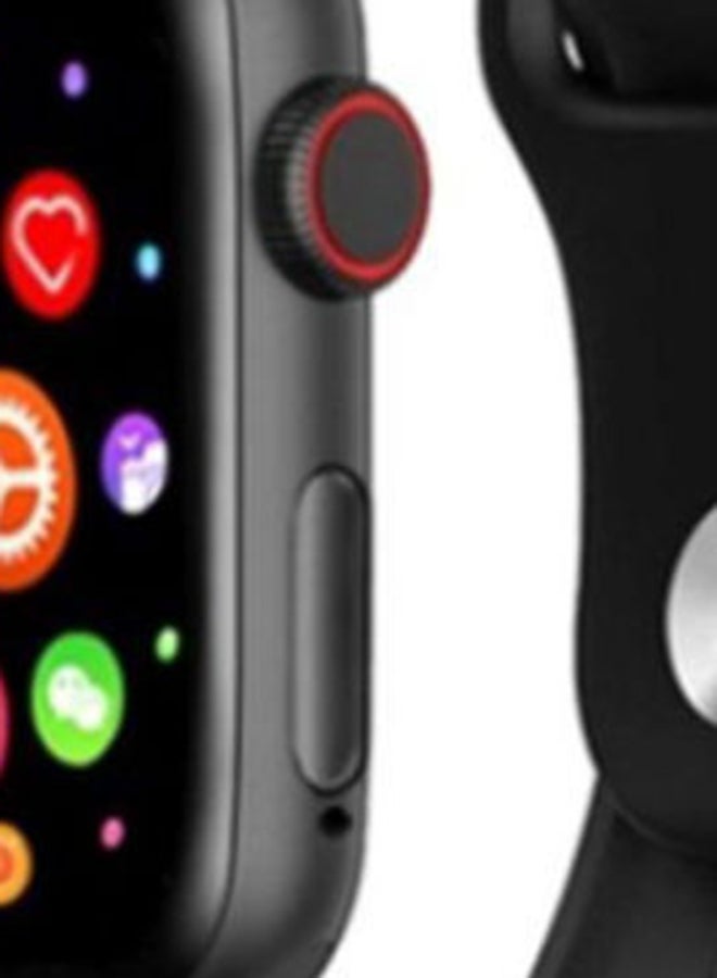 Bluetooth Full Touch Call Smartwatch With Replaceable Strap Black