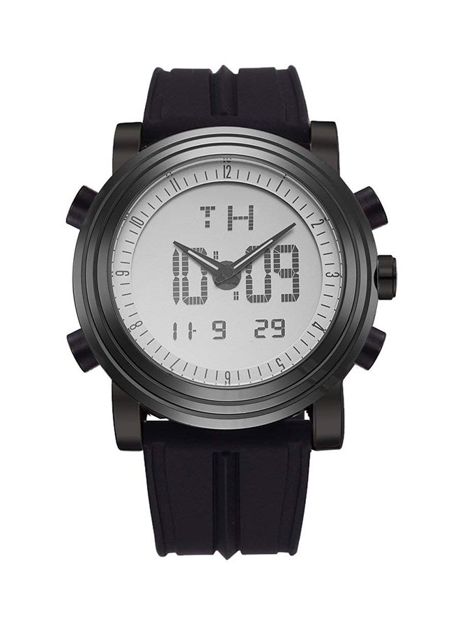 men Silicone Analog+Digital Watch 9368