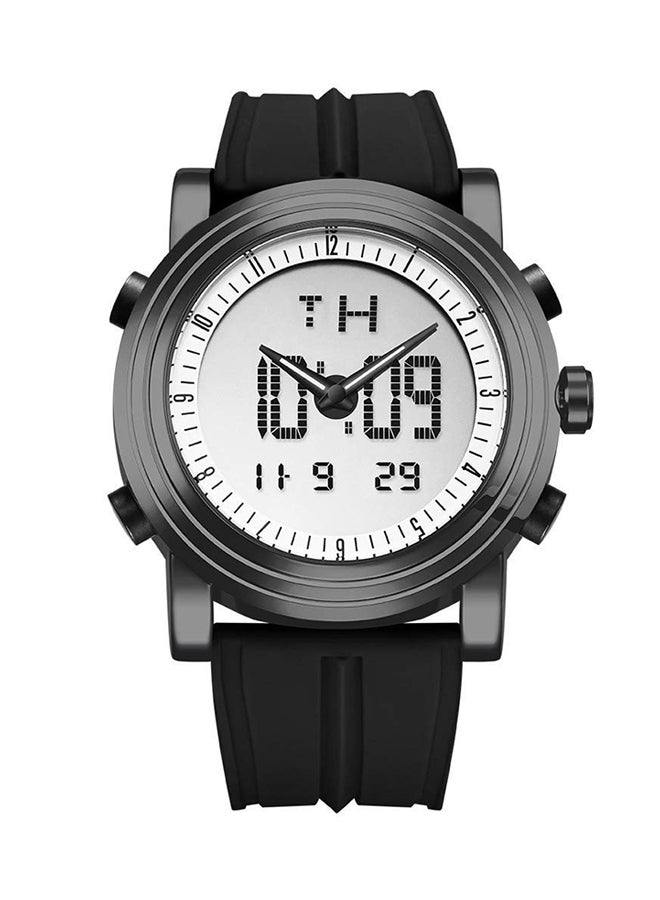men Silicone Analog+Digital Watch 9368