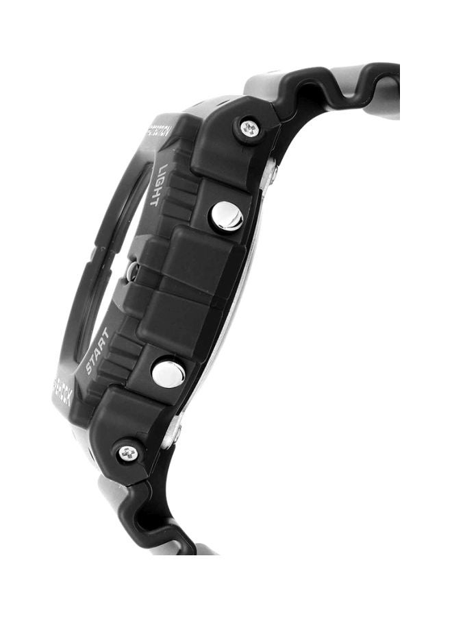 Men's Round Shape Resin Band Digital Wrist Watch 51 mm - Black - DW-5900BB-1DR