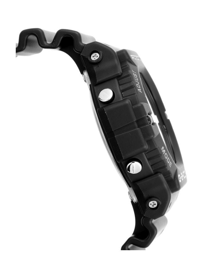 Men's Round Shape Resin Band Digital Wrist Watch 51 mm - Black - DW-5900BB-1DR