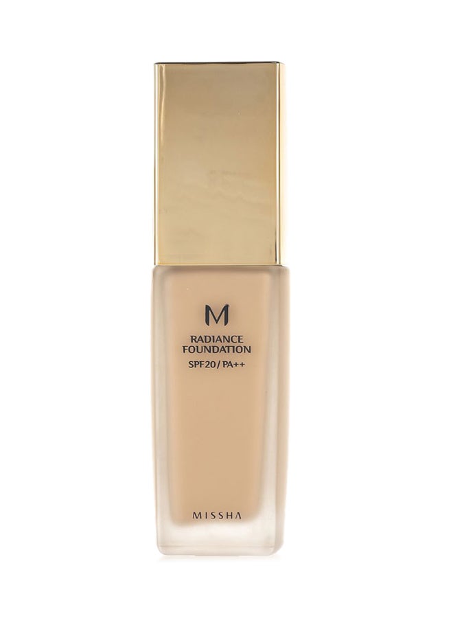 M Radiance Foundation SPF20/PA++ No.21 Light Beige