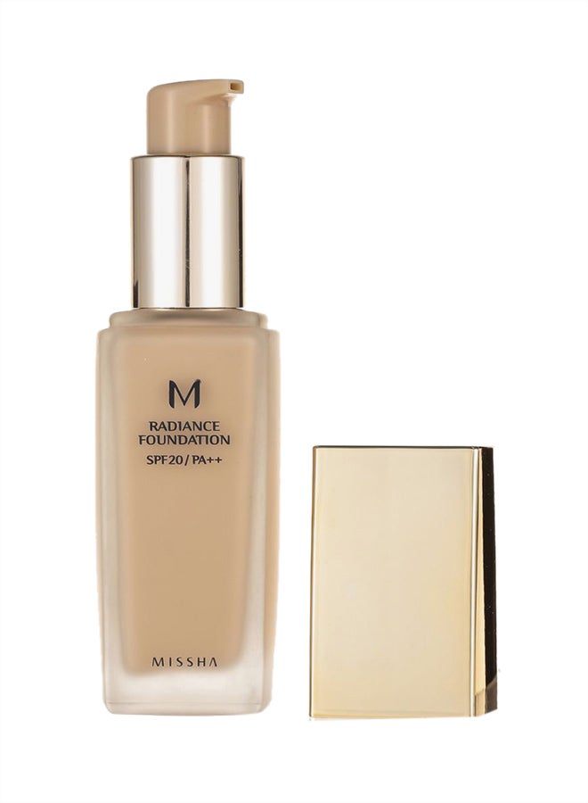 M Radiance Foundation SPF20/PA++ No.21 Light Beige
