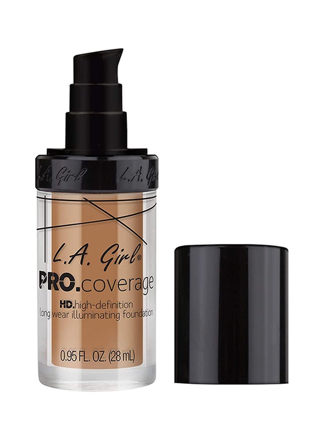 Pro Coverage HD Long Wear Illuminating Foundation Beige