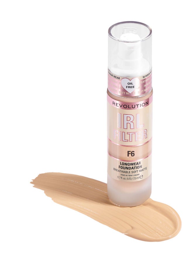 Revolution IRL Filter Longwear Foundation F6