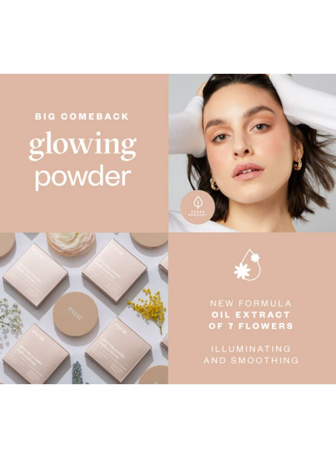Glowing Powder Mist with Velvety Soft Formula and Seven Flower, 13 Golden Beige