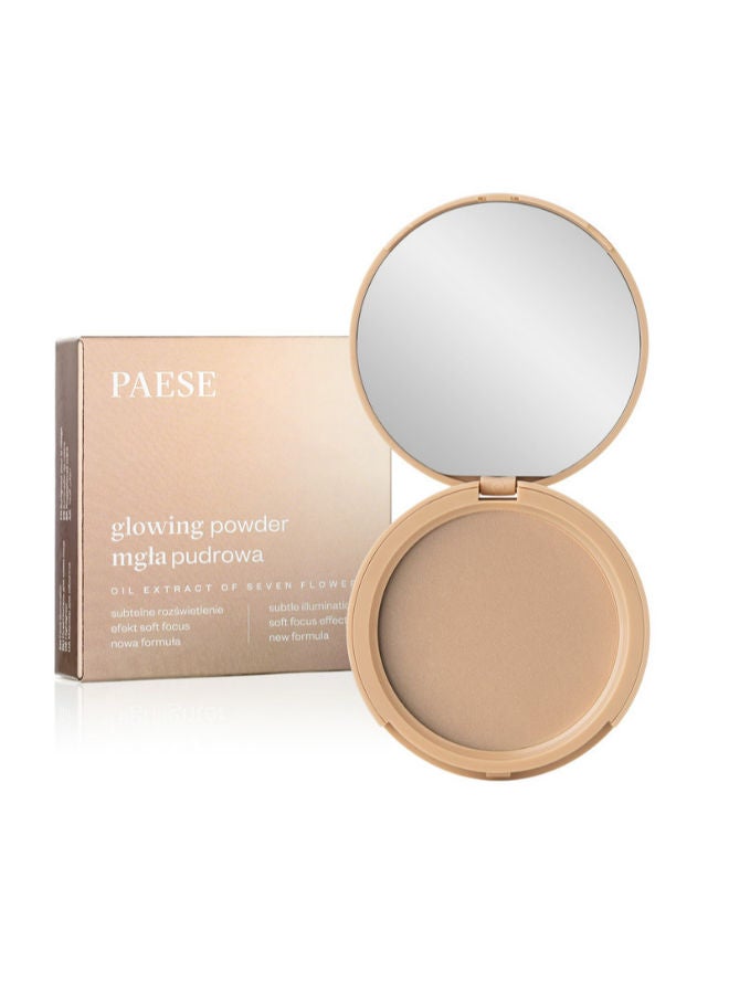 Glowing Powder Mist with Velvety Soft Formula and Seven Flower, 13 Golden Beige