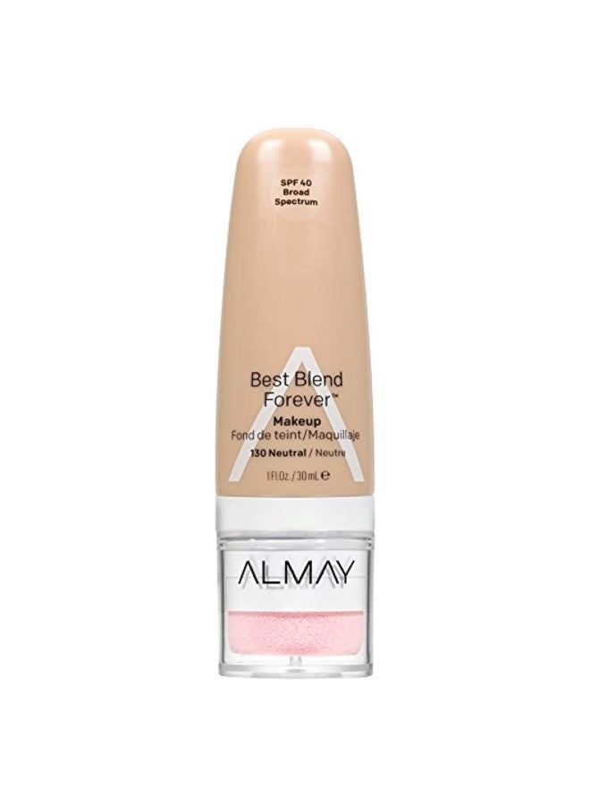 Best Blend Forever Makeup Foundation SPF40 130 Neutral
