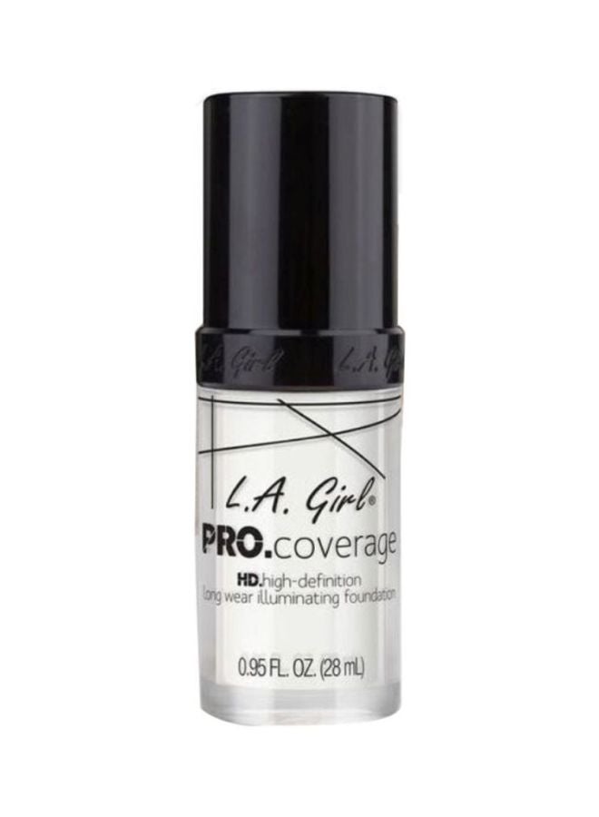 Pro Coverage HD Long Wear Illuminating Foundation GLM641 White