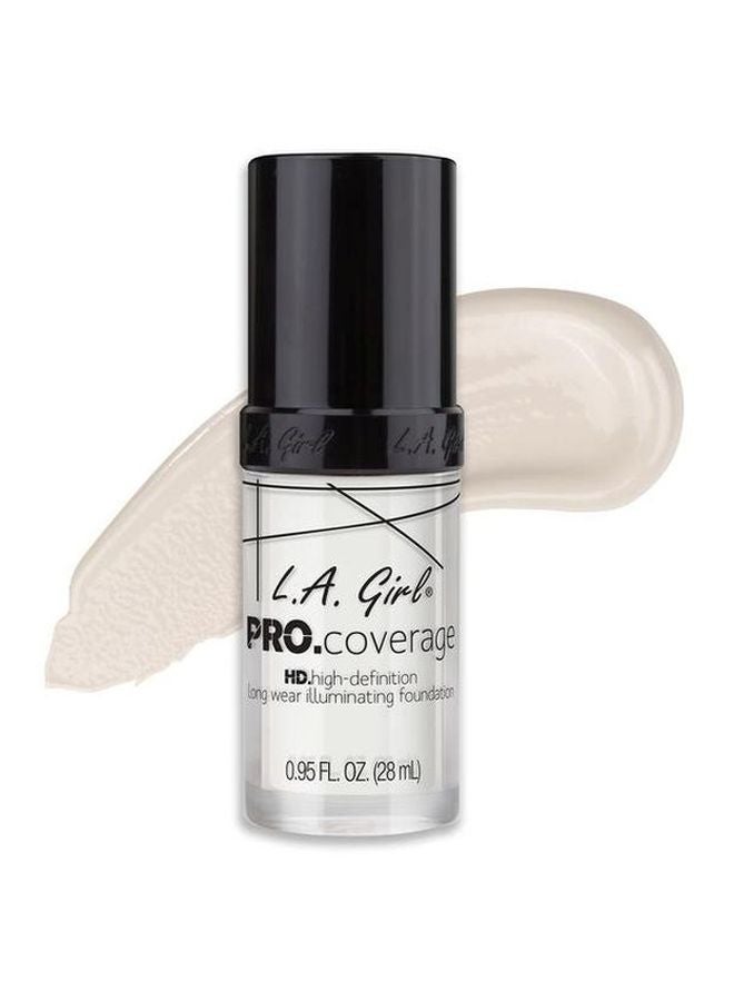 Pro Coverage HD Long Wear Illuminating Foundation GLM641 White