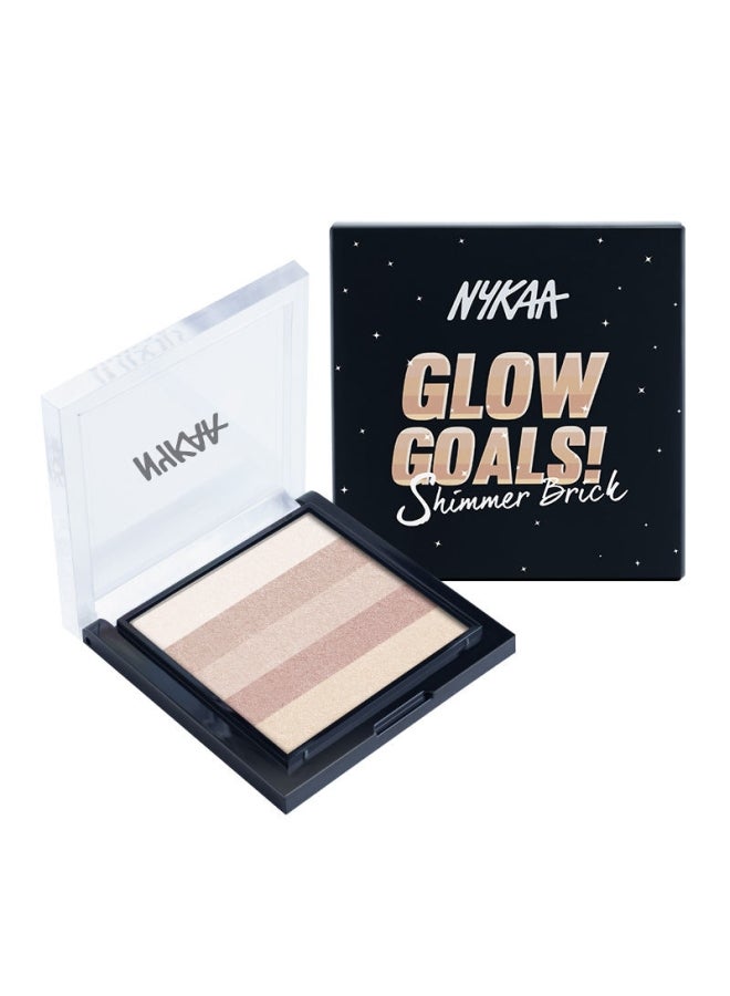 Glow Goals! Shimmer Brick Highlighter Palette Good Old Gold Good Old Gold